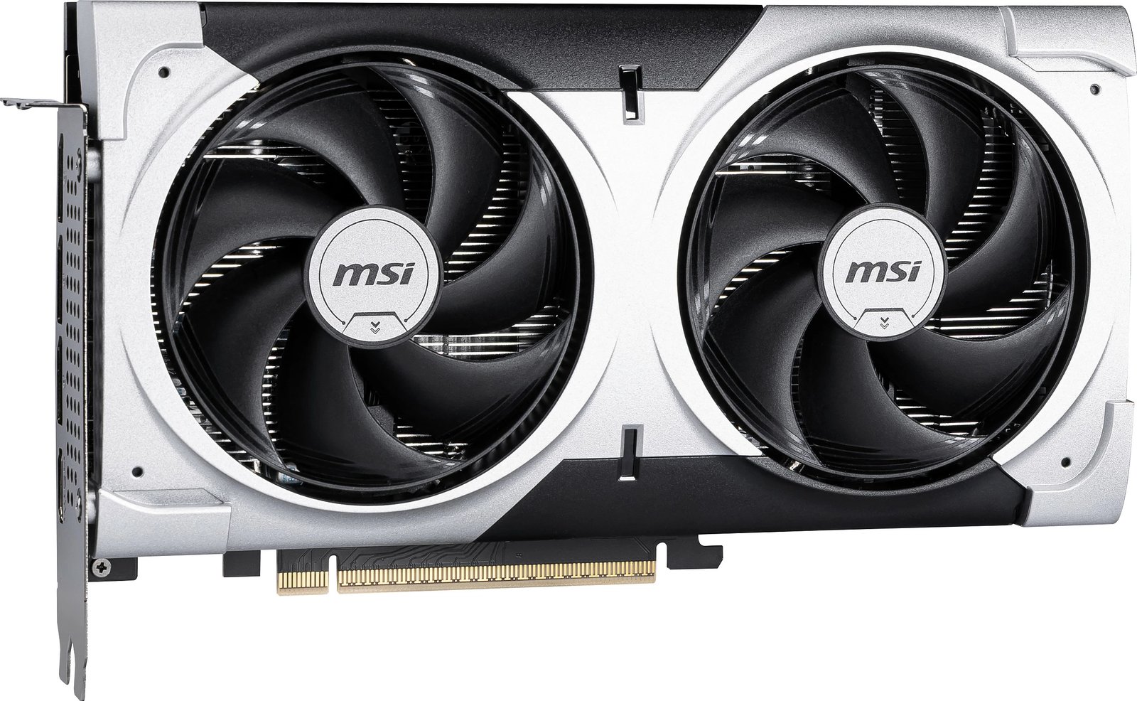 Kartelë grafike MSI RTX 5060 Ti Ventus 2X OC 8GB GDDR7, argjendtë
