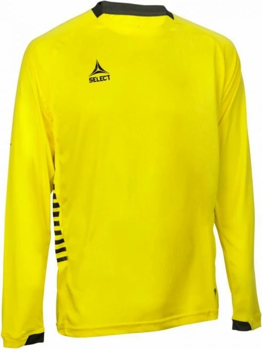 Fanellë futbolli Select për meshkuj, e verdhë e zezë