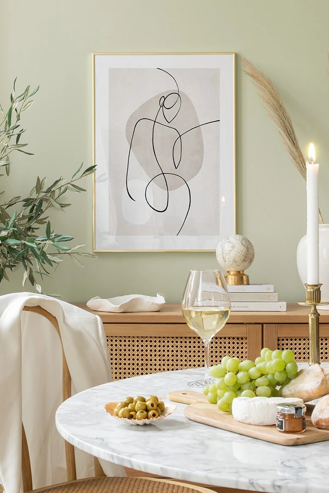 Pikturë dekorative Wallity, Tekhammdf31, shumëngjyrëshe, 33x48cm