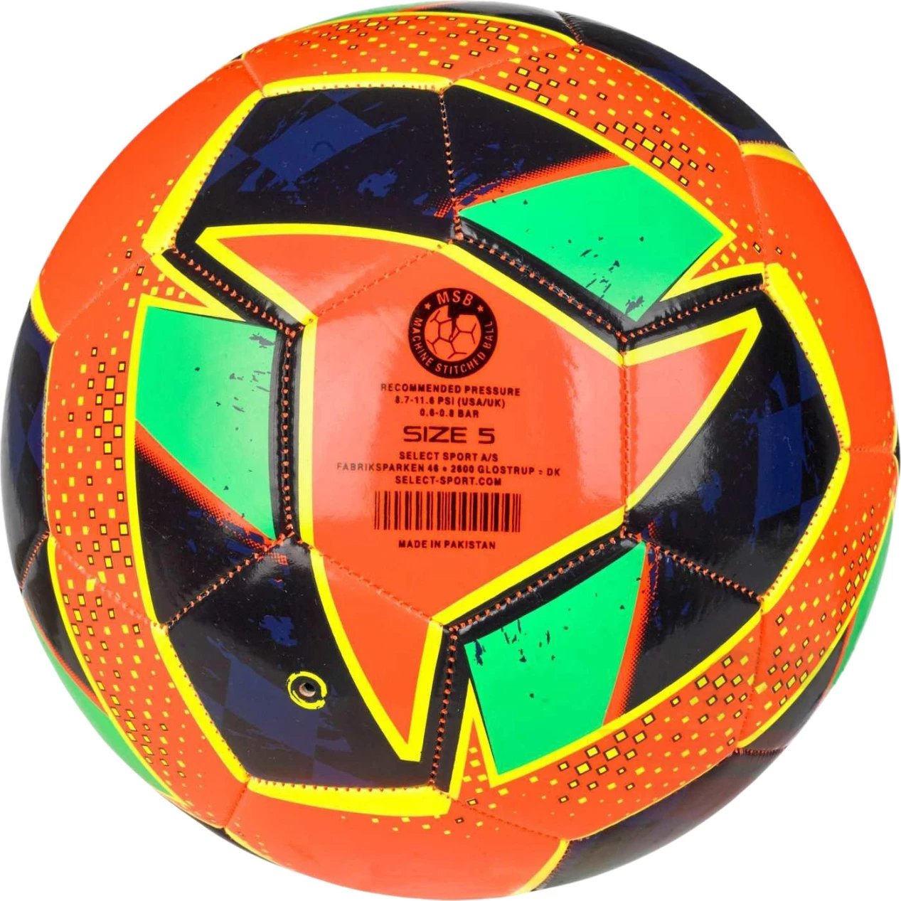 Top futbolli Select për fëmijë, portokalli-jeshil