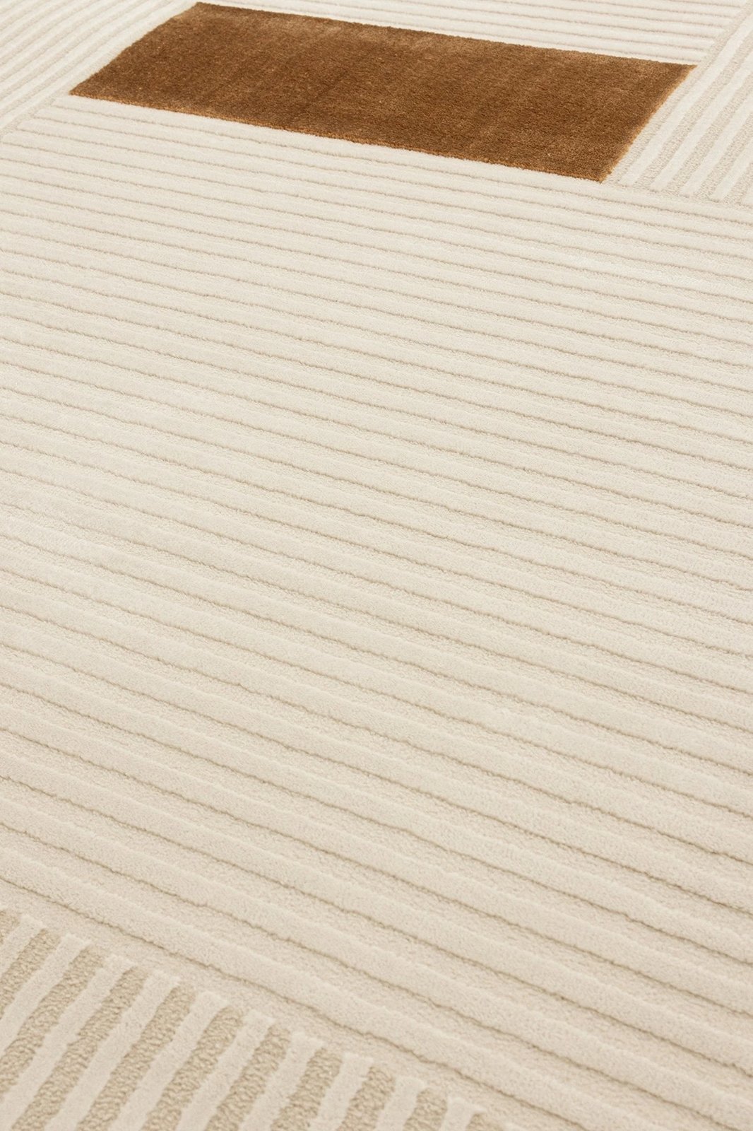 Qilim (160 x 230) Conceptum Hypnose, Farahan A0859A, krem dhe kanellë