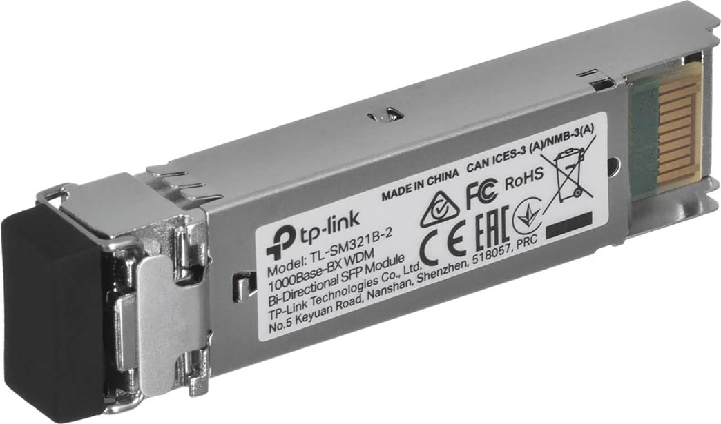 Modul transmetuesi i rrjetit TP-Link TL-SM321B-2, Fiber optik 1250 Mbit/s SFP