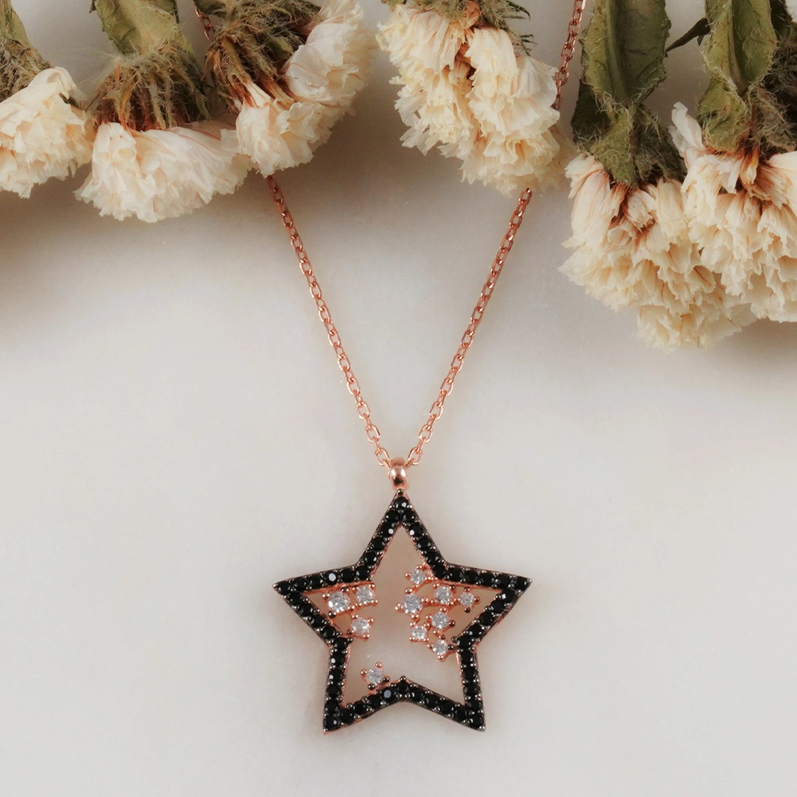 Varëse argjendi, ngjyrë rozë ari dhe e zezë, Jumeon, 11210SIYAH