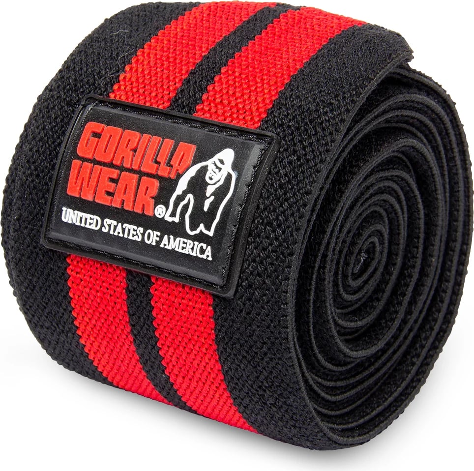 Mbështjelljet e gjurit - 2m - E zezë/E kuqe