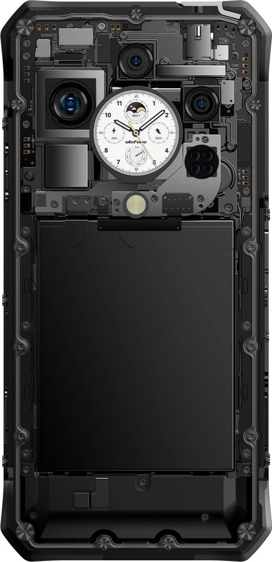 Celular Ulefone Armor 28 Pro 5G 16/512GB 6.67" AMOLED IP68/IP69K MIL-STD-810H Black