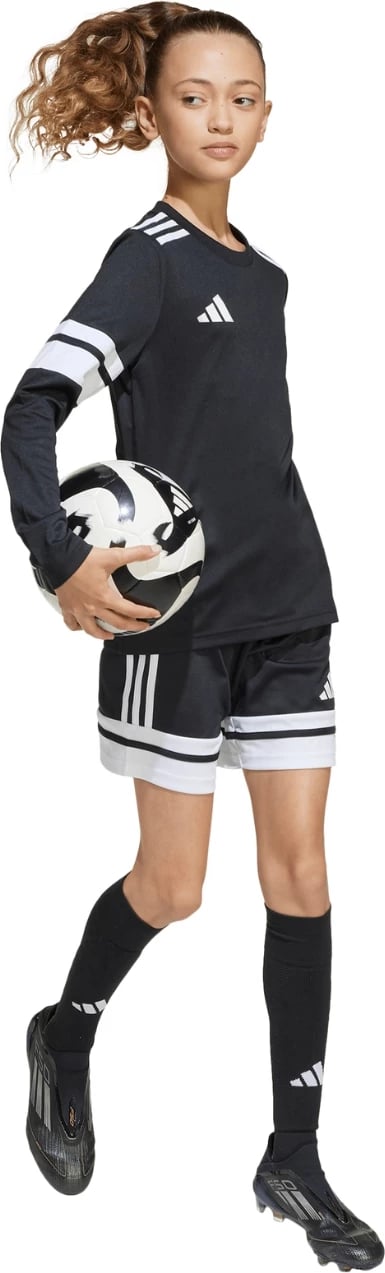 Fanellë futbolli për fëmijë adidas, e zezë