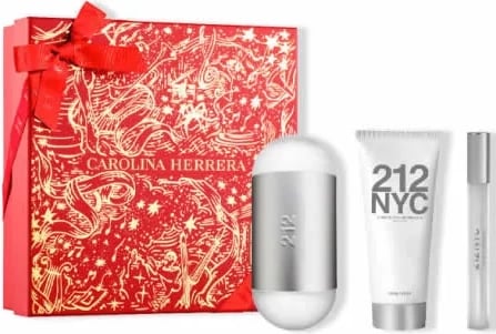 Eau de Toilette set për femra Carolina Herrera 212 NYC, 3 copë, 100ml
