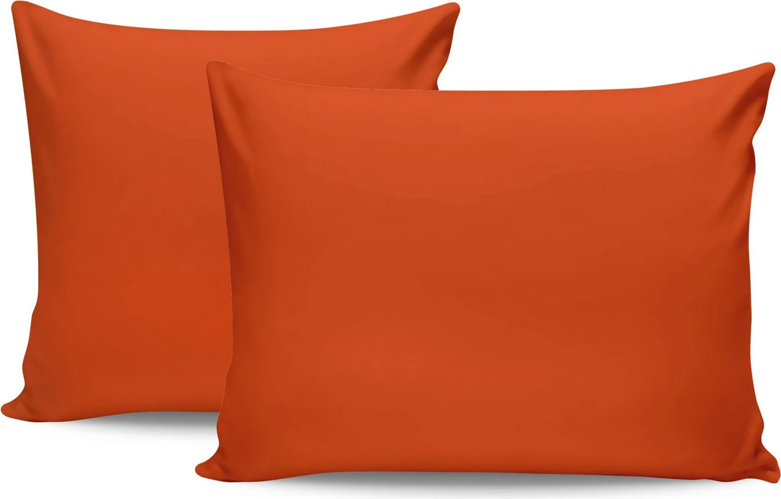 Set këllëfësh jastëku (2 copë), pambuk ranforce, ngjyrë kanelle, 50x80cm