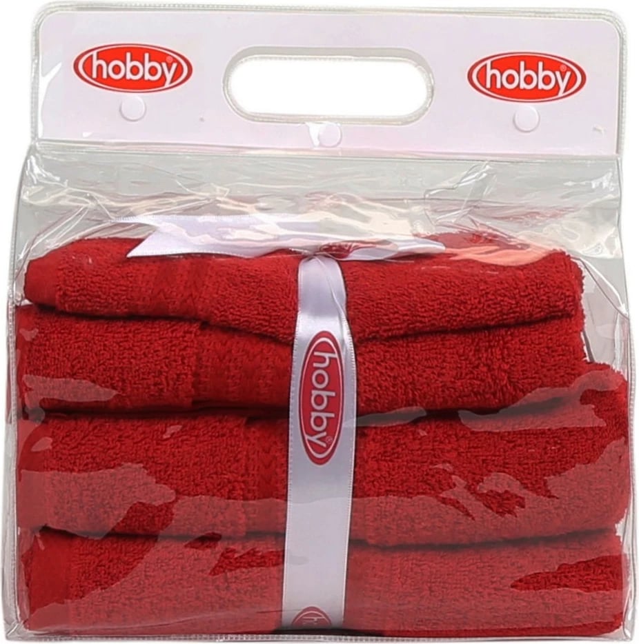 Set peshqirësh (3 copë), Mijolnir, ngjyrë e kuqe