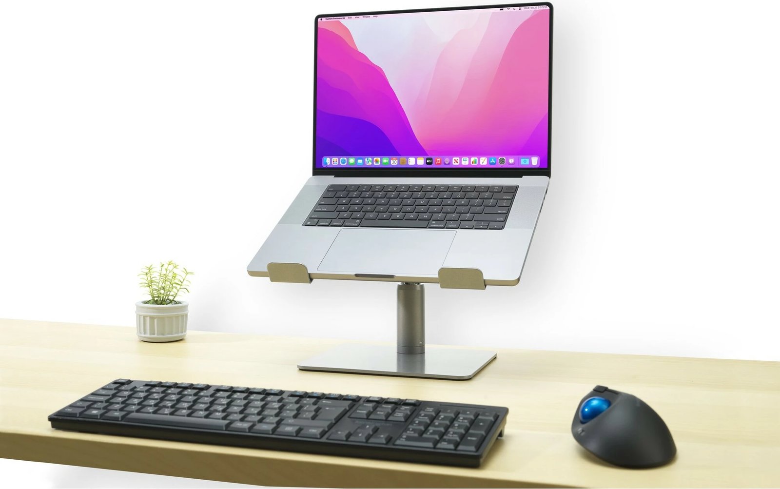 Mbajtës laptop Kensington Universal Tabletop, alumini, i rregullueshëm, 16 inç, argjend