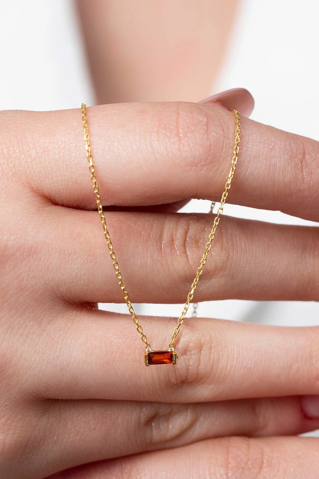 Varëse argjendi me gur portokalli, Elika Silver, TFNY65236