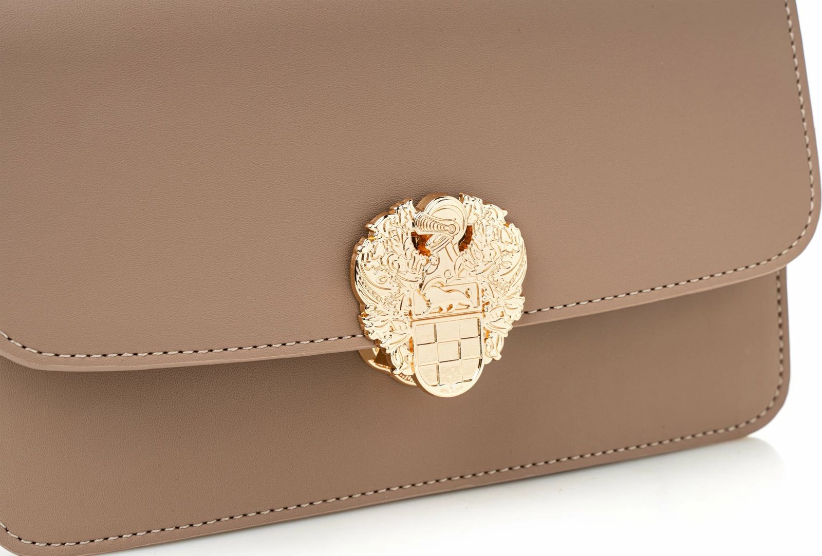 Çantë krahu Vince Camuto, ngjyrë mink, Amore