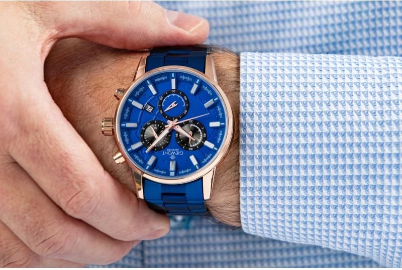 Orë dore për meshkuj Giewont, blu