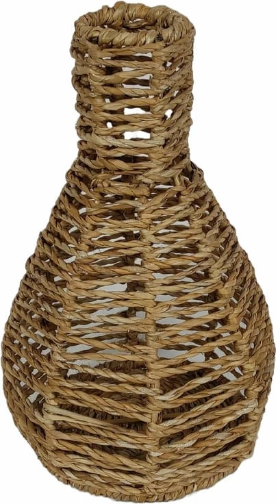 Vazo dekorative Almar, kashtë deti, hekur, 22x22x35cm Vazo dekorative Almar, kashtë deti, hekur, 22x22x35cm