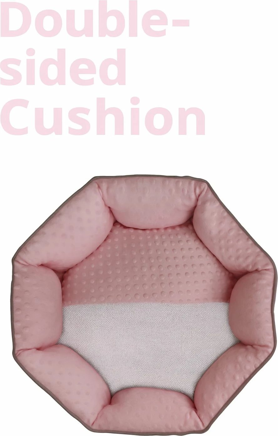 Shtrat për kafshë shtëpiake Princess L, rozë, Paws & Whiskers