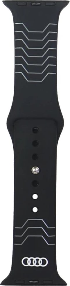 Rrip silikoni për Apple Watch Audi Geometric Pattern, i zi, 44/45/46/49 mm