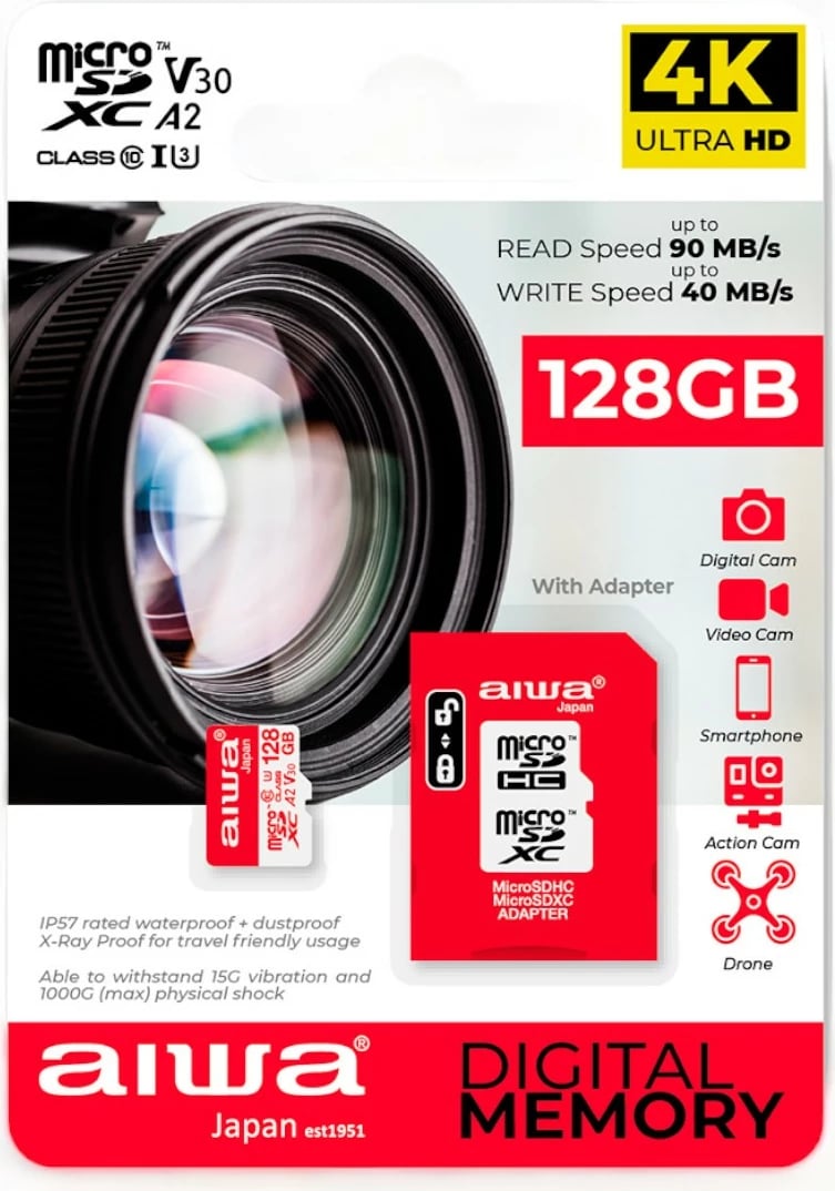 SD Kart Memorie AIWA MSDV30-128GB