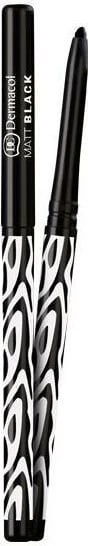 Laps për sy Dermacol Matte Eye Pencil Black 4.3g