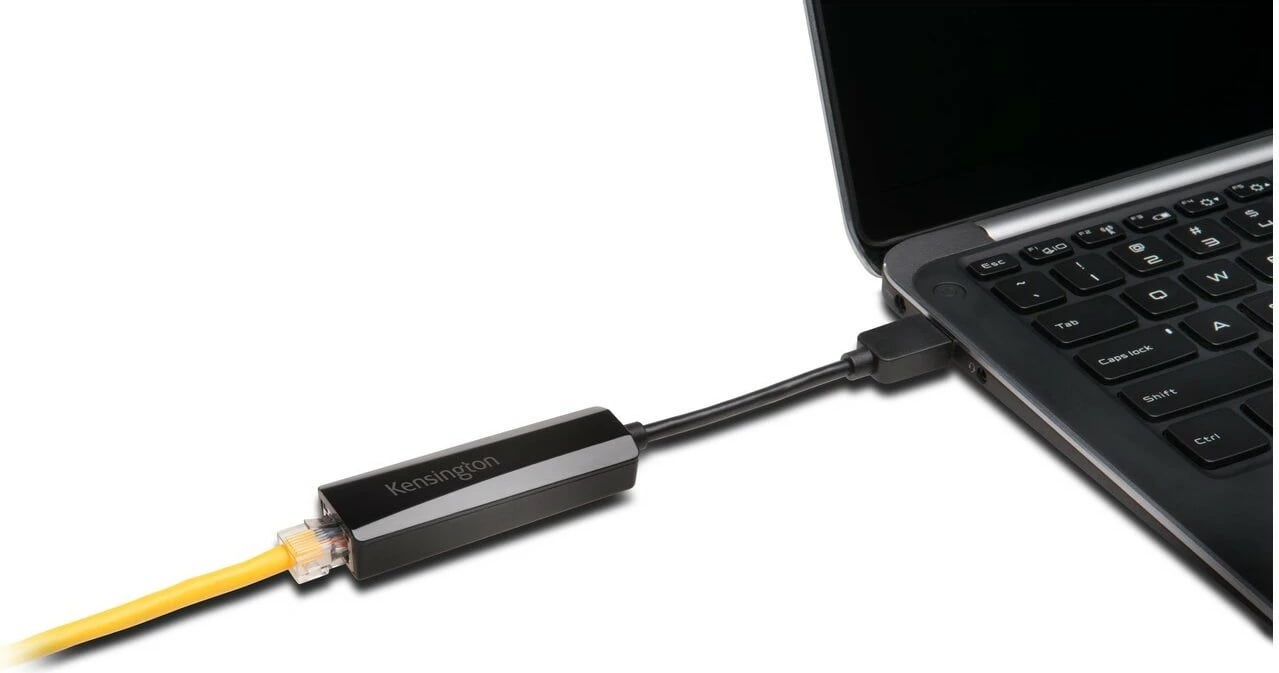 Adapter USB në Ethernet Kensington UA0000E, 5Gbps, i zi