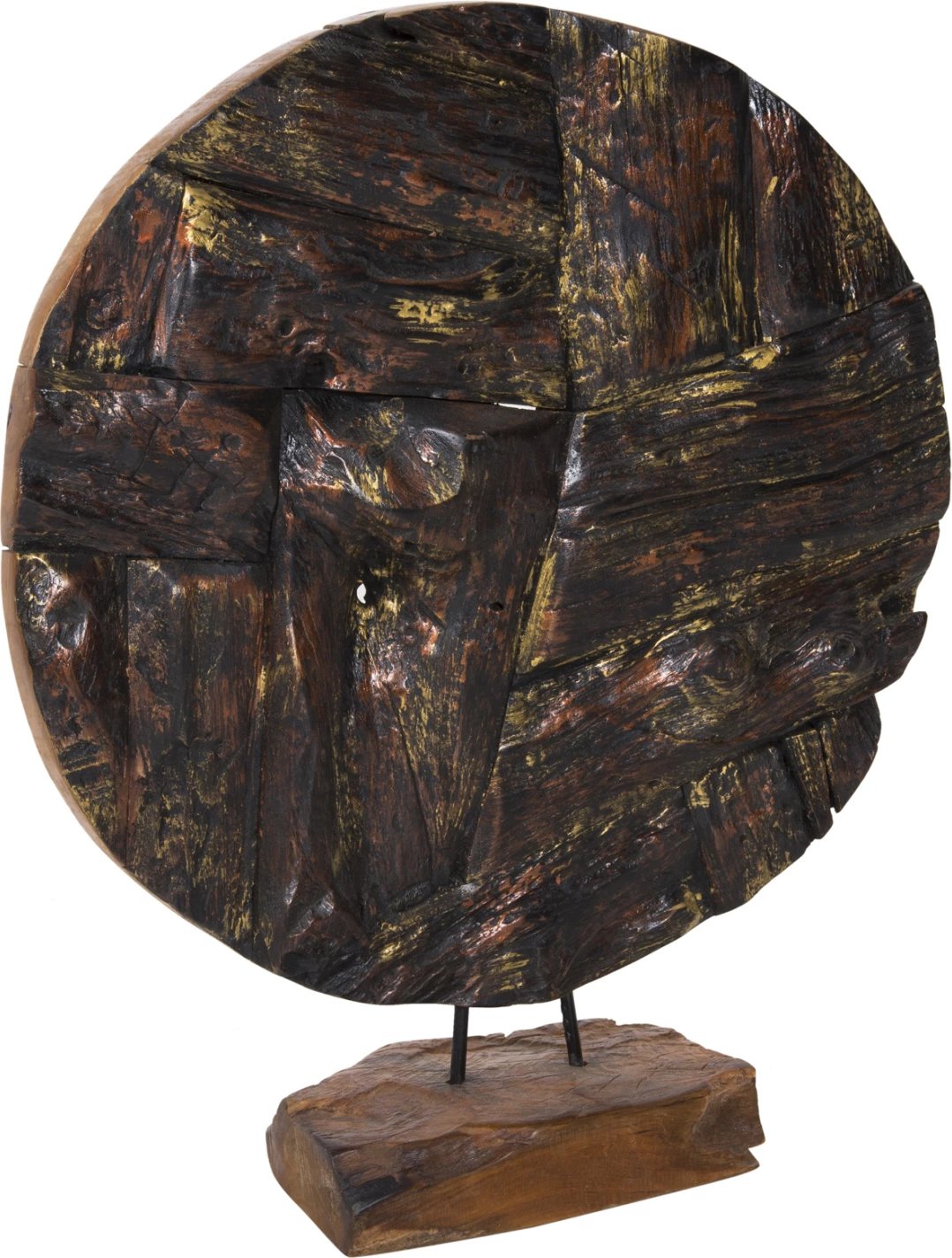 Dekor tavoline FH7718, dru tik, natyral, 50x15x64H