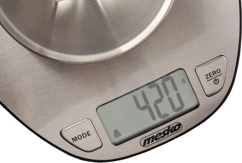 Peshore kuzhine Adler MS 3152, kapacitet 5kg, saktësi 1g, tas 2L, çelik inox, INOX