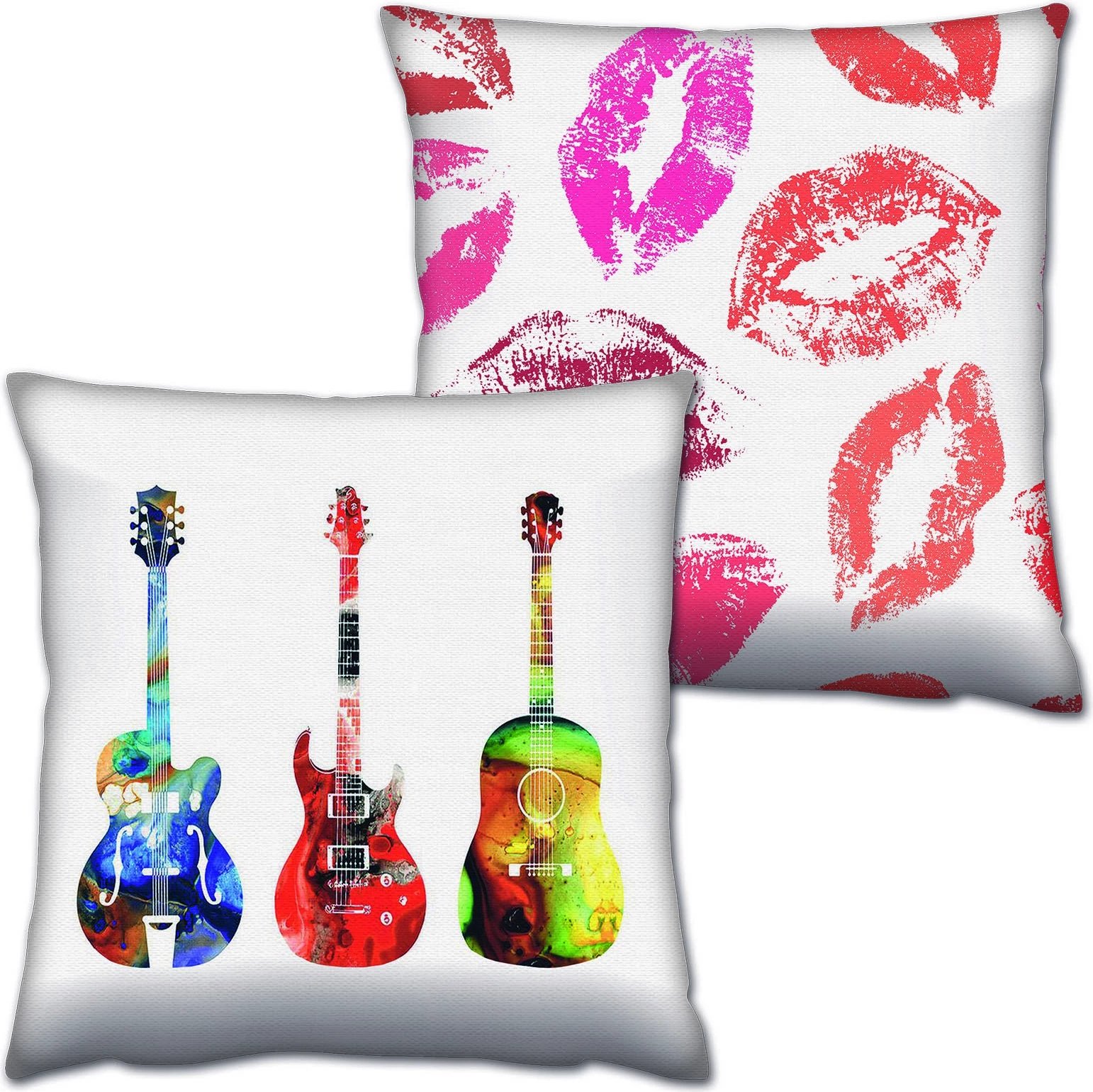 Set jastëkësh dekorativë, shumëngjyrësh, AB-4454-4460, 2 copë