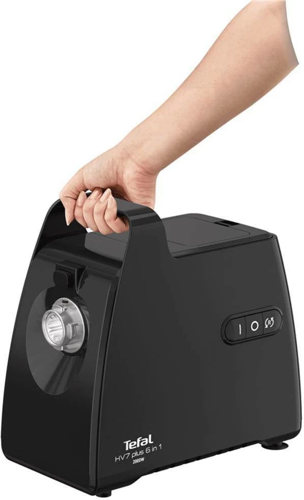 Grirëse mishi, Tefal, NE553838 HV7 Plus 6-in-1, 2000 W, 2.8 kg/min, e zezë