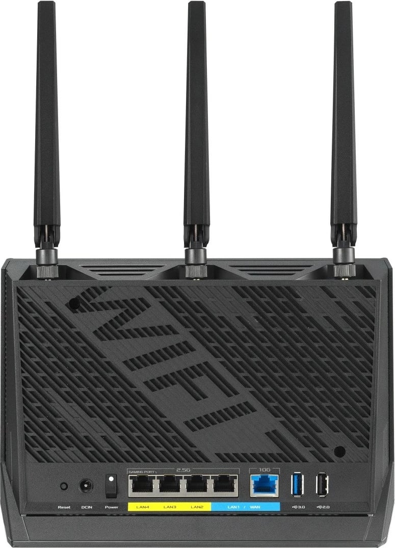 Router Asus RT-BE86U WiFi 7, 6800 Mb/s, 10G, 3 antena, i zi