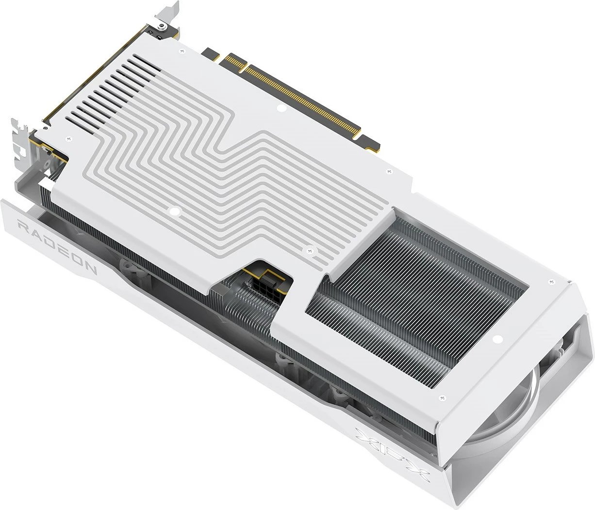 Kartë grafike XFX SWIFT RX 9060XT OC, 16 GB, 3-FAN, e bardhë