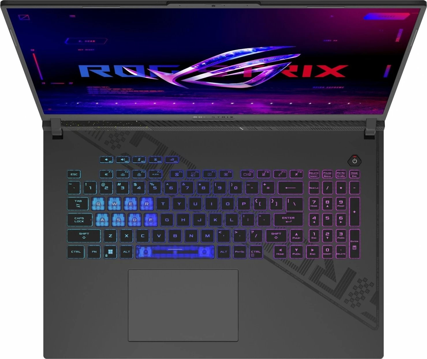 Laptop Asus ROG Strix G18 G814JI-N6132W, i7-13650HX, 18"-240Hz, 16GB, 1TB + 2TB, W11Home, RTX4070, e zezë
