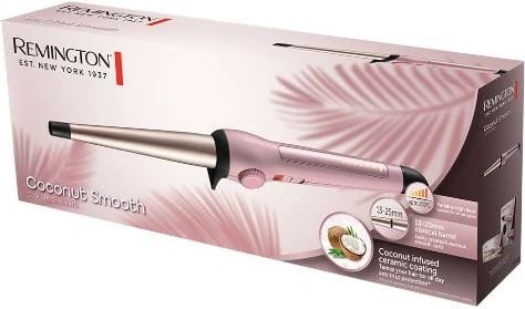 Hekur për kaçurrela Remington CI5901, veshje qeramike, 8 nivele temperature, rozë