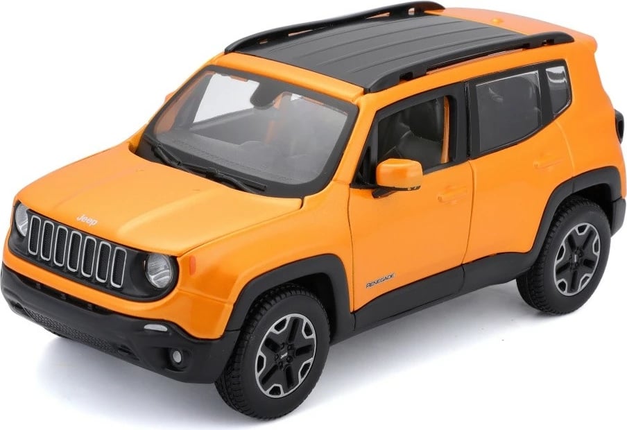 Model makine Maisto Jeep Renegade 1:24, portokalli