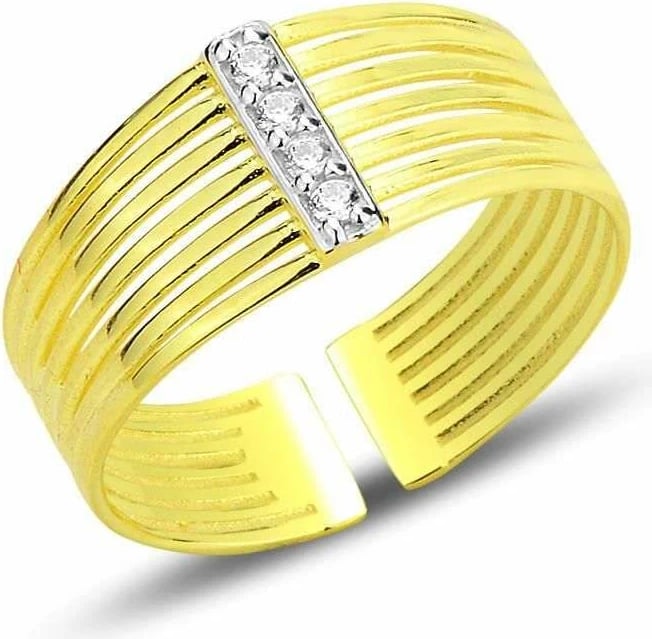 Unazë argjendi Jumeon, ngjyrë ari, SGTL12688