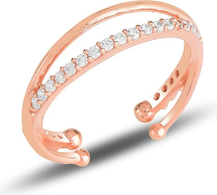 Unazë argjendi Jumeon, ngjyrë ari rozë, SGTL11928