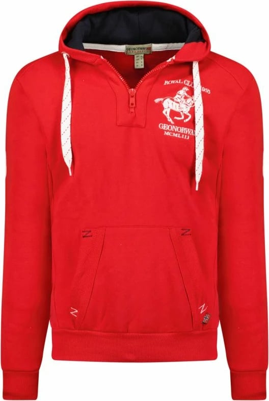 Duks me kapuç për meshkuj Geographical Norway, i kuq