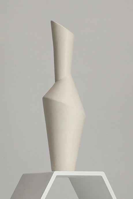 Vazo dekorative Evila Originals, BSI227, e bardhë, 32cm