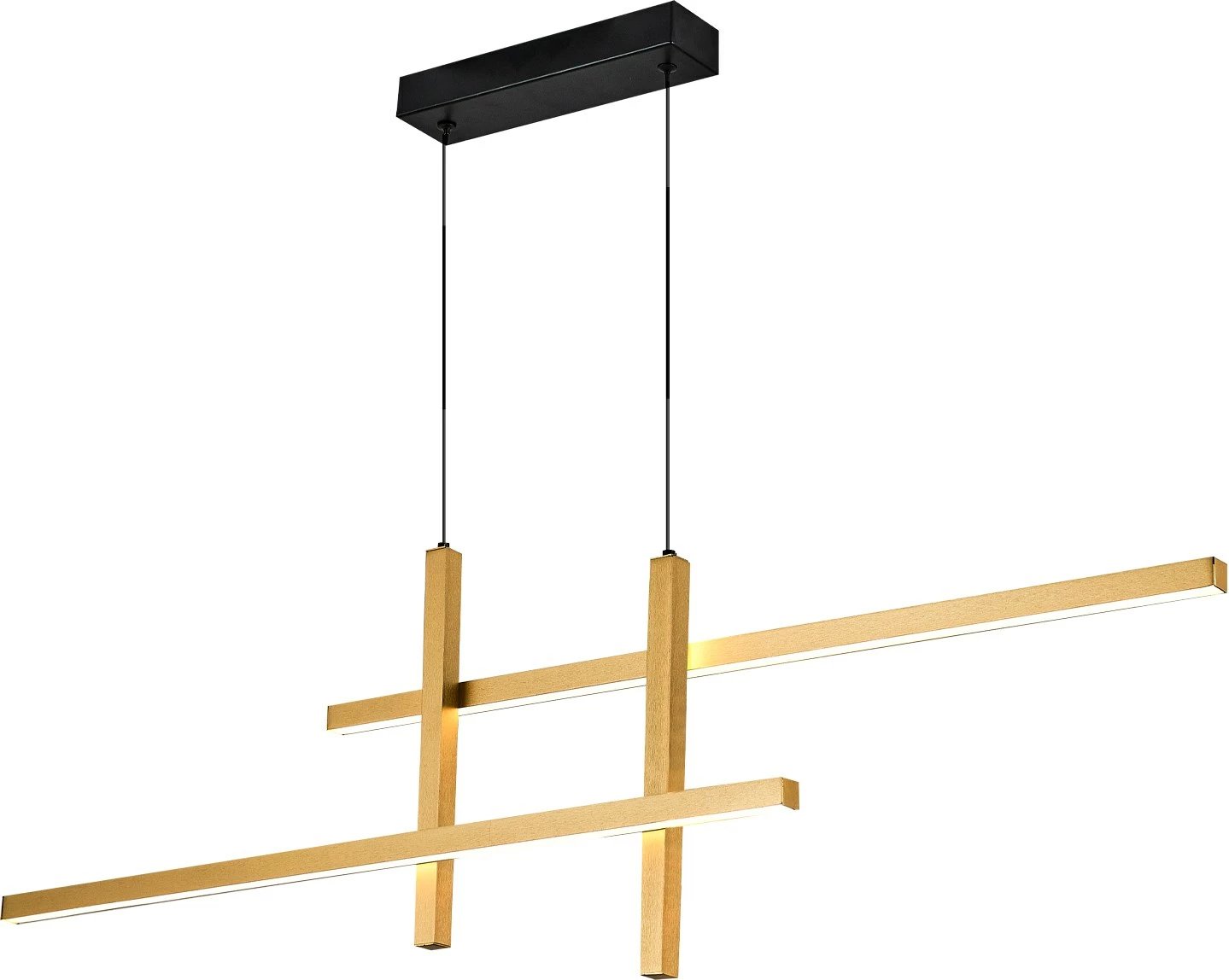 Llambë tavani Opviq Krakow, ngjyrë ari, C1129