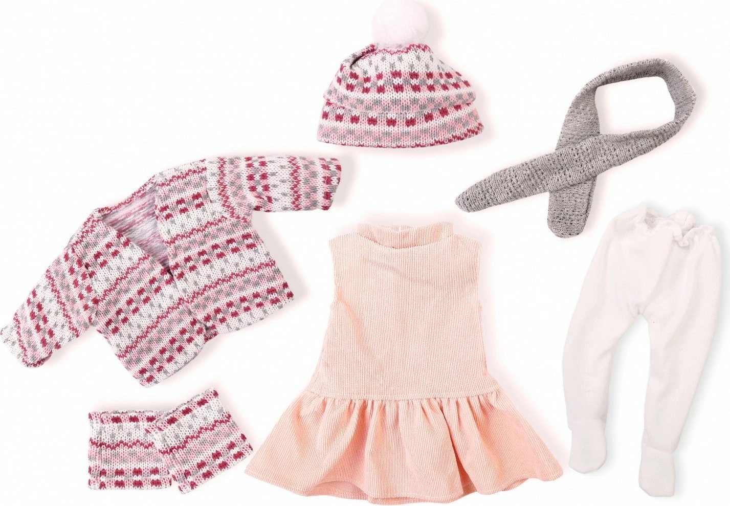 Set rroba për kukull Artyk Natalia, për kukulla deri 40 cm, shumëngjyrëshe