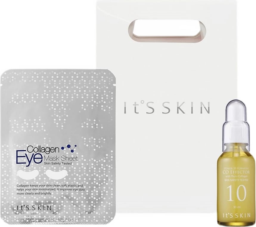 Set për fytyrë It's Skin Beauty Elasticity për femra, serum 30ml + patch collagen 3g