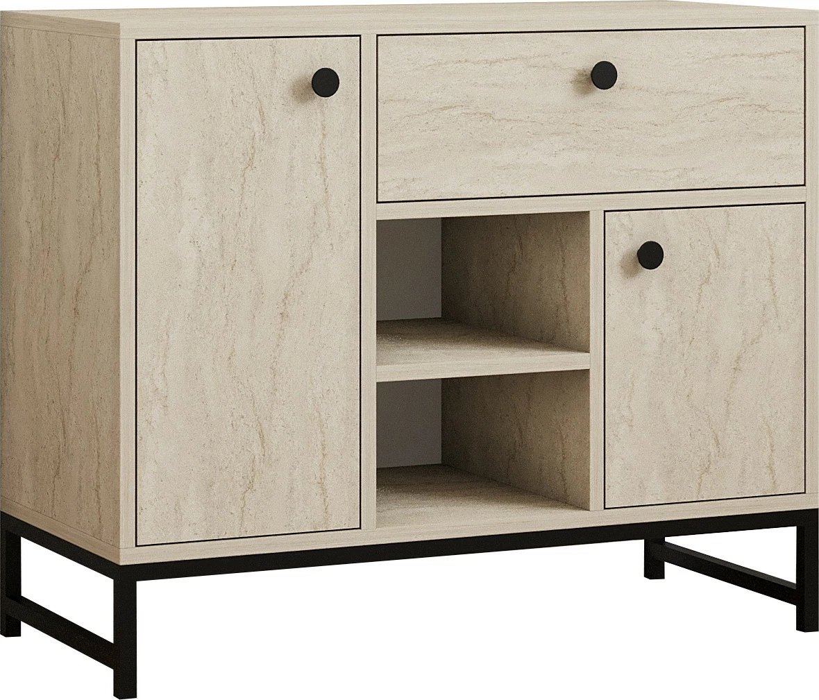 Konsolë Skye Decor, ngjyrë travertin