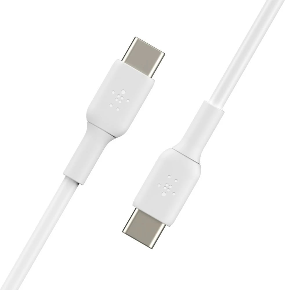 Kabëll Belkin CAB003BT1MWH, 1 m, USB C, USB C, Bardhë
