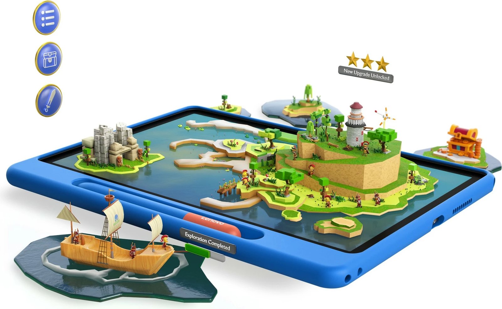 Tablet Lenovo Tab 2025 64GB me mbështjellës edhe stylus, e zezë Tablet Lenovo Tab 2025 64GB me mbështjellës edhe stylus, e zezë