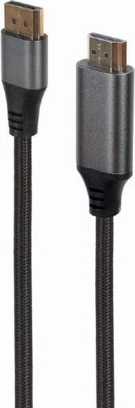 Kabllo Gembird DisplayPort në HDMI, 1.8m, e zezë