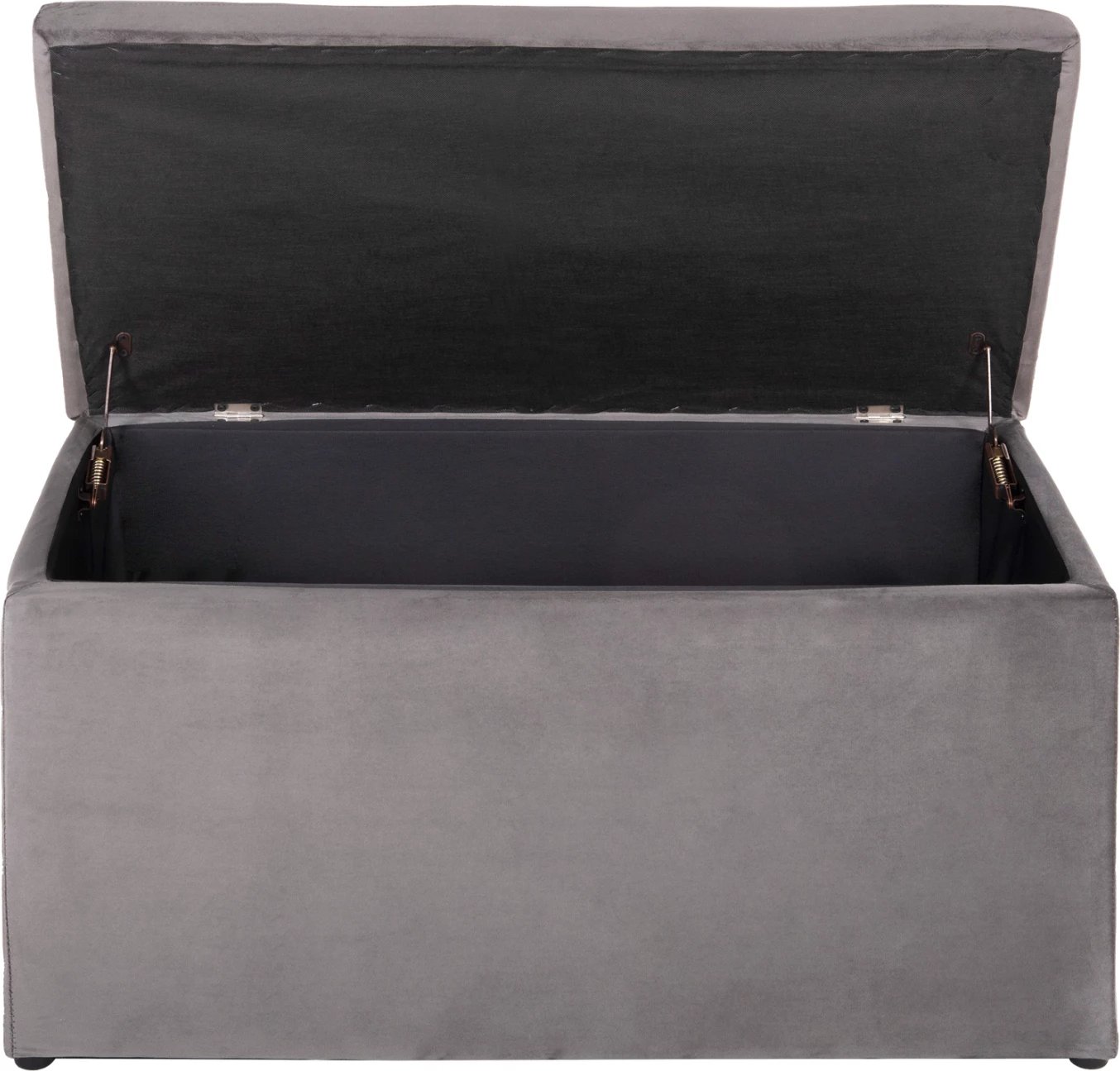 Karrige për bar me hapësirë ruajtjeje PUNK FH279.11, kadife gri, 90x50x50H cm