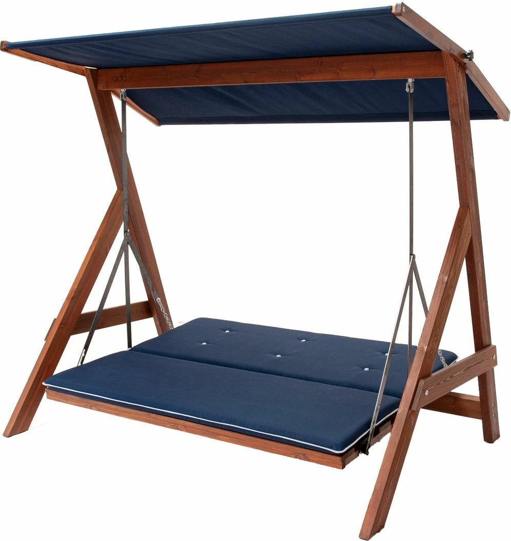 Karrige lëkundëse treshe për kopsht, ngjyrë navy blue, Skye Decor Roma 2002