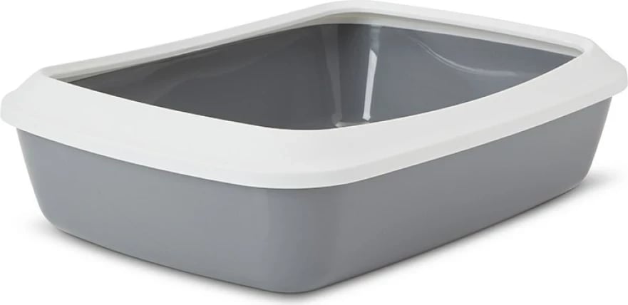 Kuti mbeturinash për mace SAVIC Iriz, 50cm, Plastikë, Gri