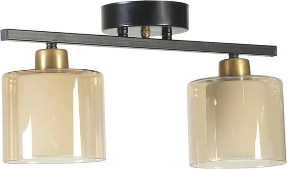 Llambë tavani Opviq Yeni Nomi 2, ngjyrë e zezë dhe qelq bal, avize Llambë tavani Opviq Yeni Nomi 2, ngjyrë e zezë dhe qelq bal, avize