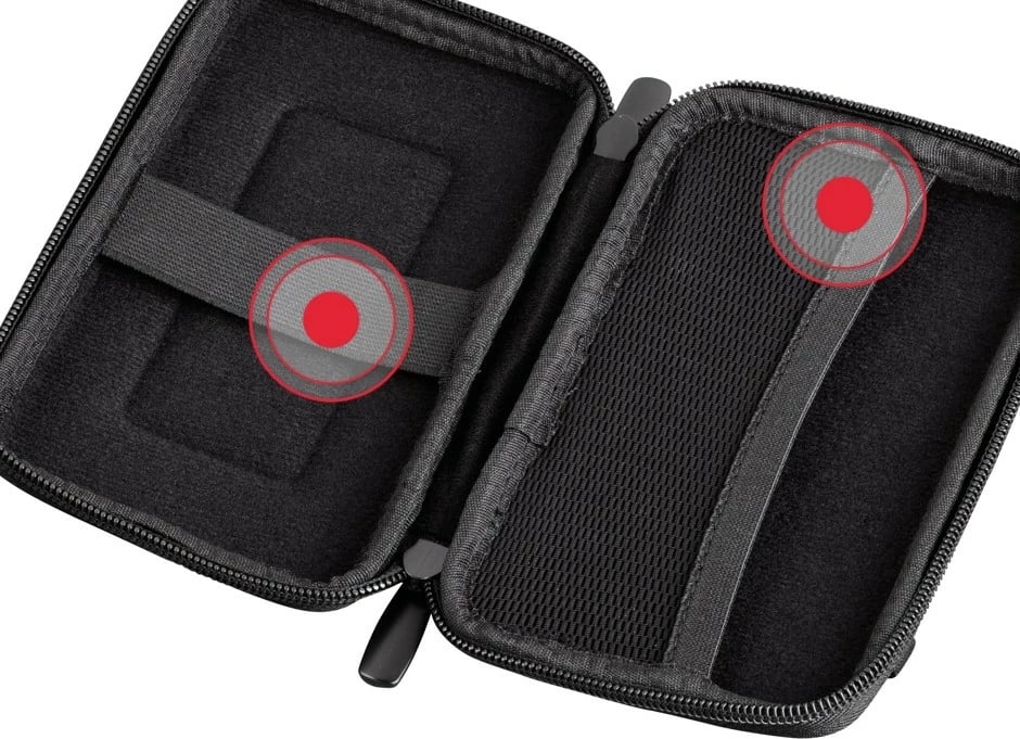 Mbështjellës Hama për hard disk të jashtëm 2.5", EVA, i zi