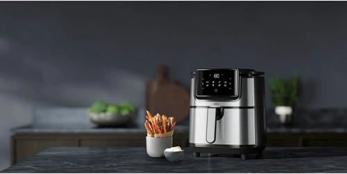 Furrë me ajër të nxehtë AEG AF6-1-4ST, 3.5 L, 1500 W, Inox, e zezë