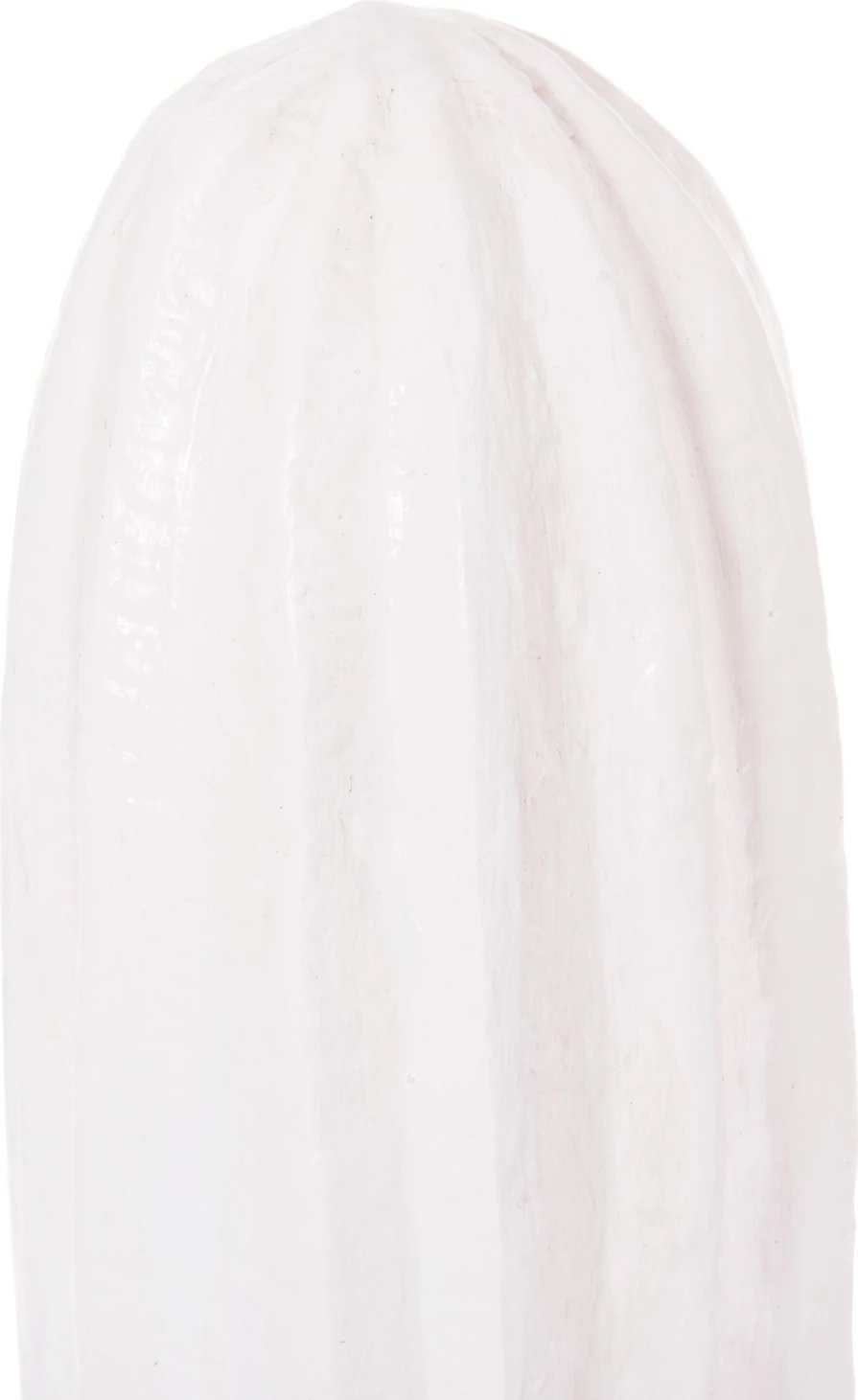 Kaktus dekorativ në dysheme, MDF, ngjyrë e bardhë, 42x30x74H cm